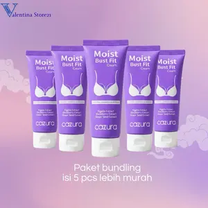 PAKET [ Bundling ] 5 Pcs Cazura Moist Bust Fit: Harga JAUH Lebih Murah!
