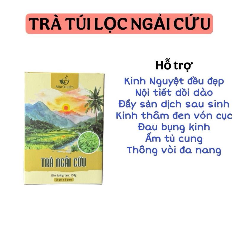 Hộp Trà túi lọc ngải cứu rừng khô điều kinh,thông vòi trứng,làm ấm TC