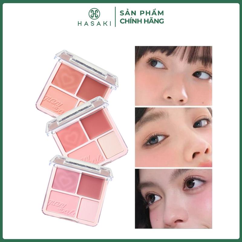  Phấn Má Hồng & Bắt Sáng Judydoll 4 Màu 9g | HASAKI BEAUTY 