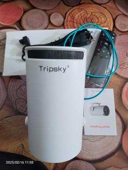 Product Review of Smart HY300-A RAM 2/16 GB Projector 4K HD Android Dual WIFI 6.0 6000 Lumens Bluetooth from A**9 2