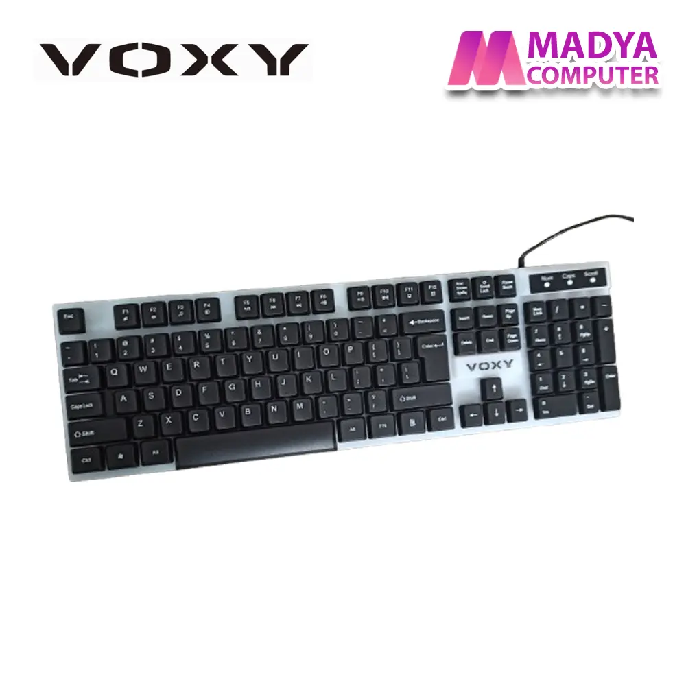 Keyboard Gaming VOXY K358 LED RGB - Keyboard Kabel USB