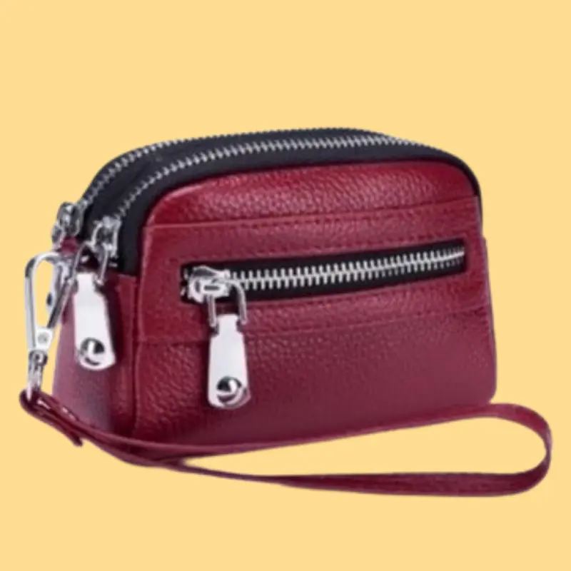 SERBA SEPULUH - Mini Dompet Kulit Ukuran Kecil Muat Uang Receh 3