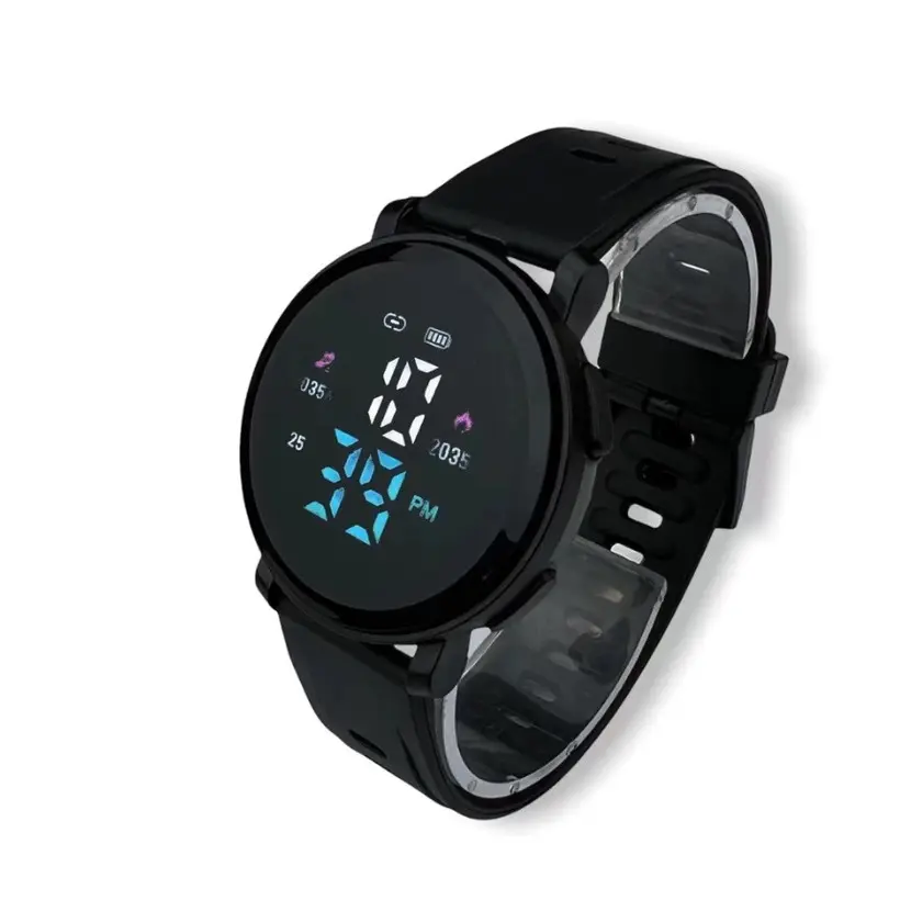 Jam Tangan Anak Digital LED Laki-Laki Perempuan Premium Sport Waterproof Model Terbaru Keren Remaja Cewe Cowok - Fashion HITAM ABU-ABU Cewek