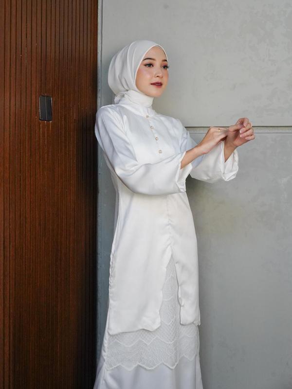 Kalista Dress / Dress kondangan / Bahan Satin Roberto Cavalli 2