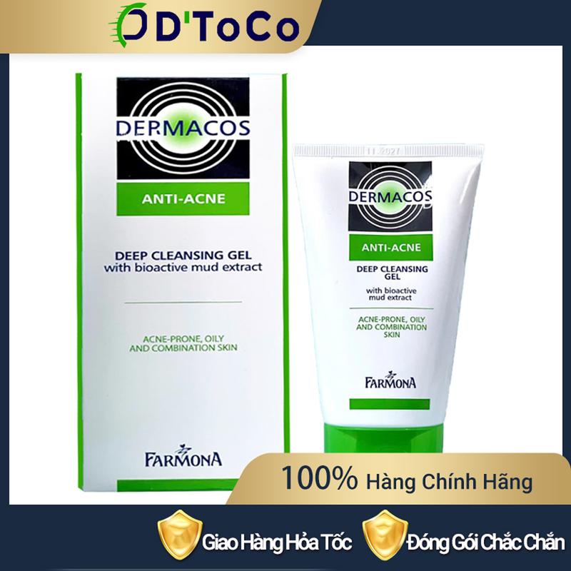 Sữa Rửa Mặt Dermacos Anti-Acne Deep Cleansing Gel Cho Da Dầu Mụn - Nội Địa Ba Lan
