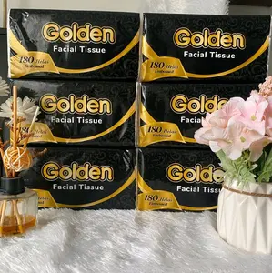 Tisu wajah Golden paket 10 pcs - Tisu wajah yang halus dan lembut - aman untuk kulit