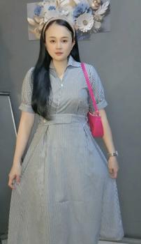 Product Review of THABISHOP / GANI STRIPE DRES / HN / BAJU DRESS WANITA KOREA / BAJU WANITA / DRES KONDANGAN / DRESS REMAJA / DRESS KOREA / DREES / PAKAIAN WANITA from a**i c**n 0