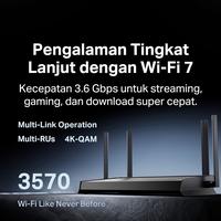 Gambar TP-Link | Archer BE220 | Router WiFi | WiFi 7 | BE3600 | Router TP-Link | Dual Band | EasyMesh | Router Rumah | Internet Cepat | Wireless Router | Original | Garansi Resmi | Ready Stock | Baru | Promo | Murah dari TP-Link Indonesia Kab. Tangerang 4 Tokopedia