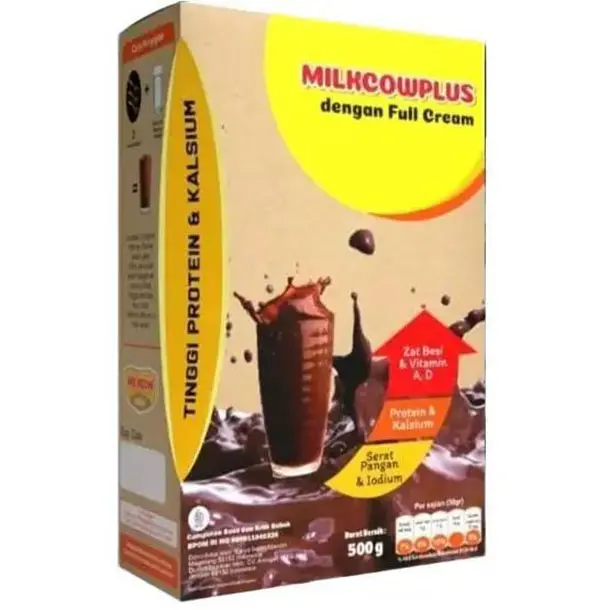Susu Bubuk Sapi MILKCOWPLUS Tinggi Protein dan Kalsium 500 gr BPOM Halal Etawa Dairy Kambing 0