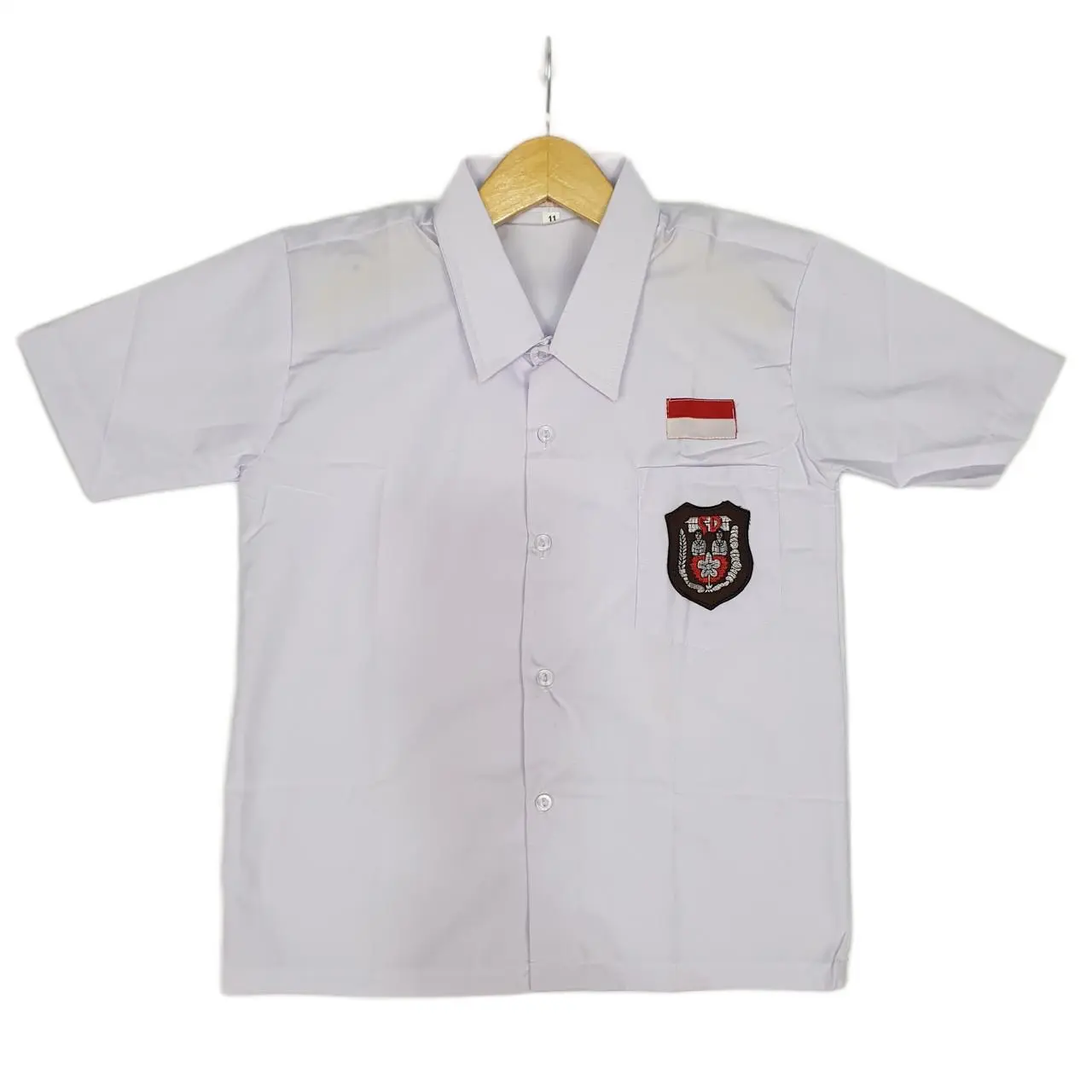 Baju Sekolah SD Putih Lengan Pendek - Fashion Anak