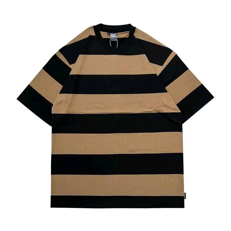 KAOS SALUR KATUN  24S / KAOS SALUR GARIS STRIPE PRIA / BAJU KAOS TERLARIS