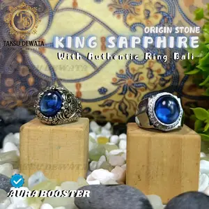 Natural King Sapphire/Blue Sapphire - Aurra Booster - Taksu Dewata Bali