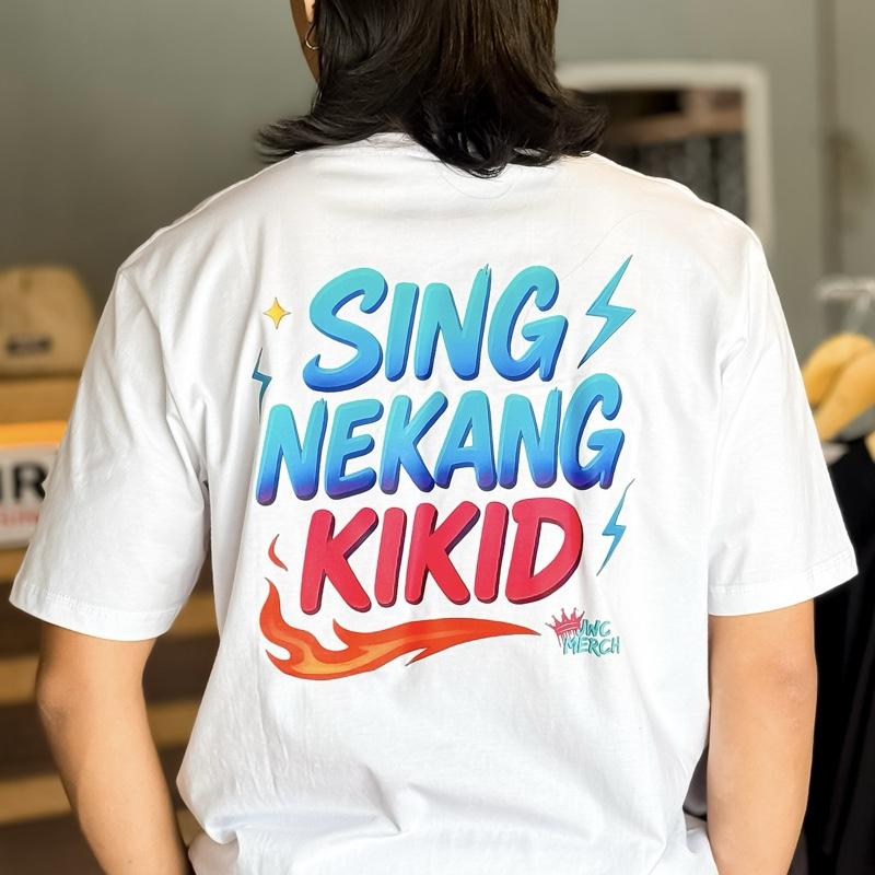 BAJU / T-SHIRT SING NEKANG KIKID TERBARU JIK WAH CHANNEL V5.3 LIMITED Kaos Oblong Katun Pria Dewasa Cowok Combed