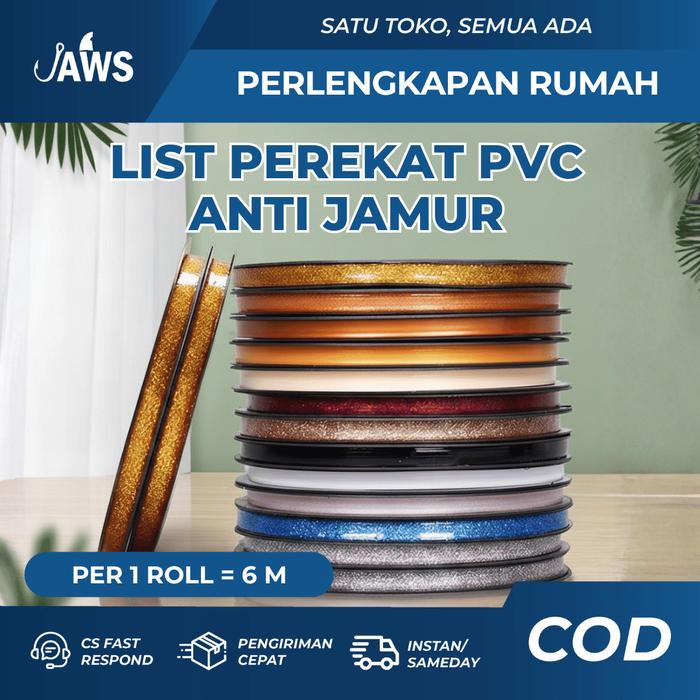Gambar List Plafon Anti Bocor Tape Perekat Sticker Anti Jamur Air Minyak PVC dari jaws.acchp Kota Administrasi Jakarta Pusat Tokopedia