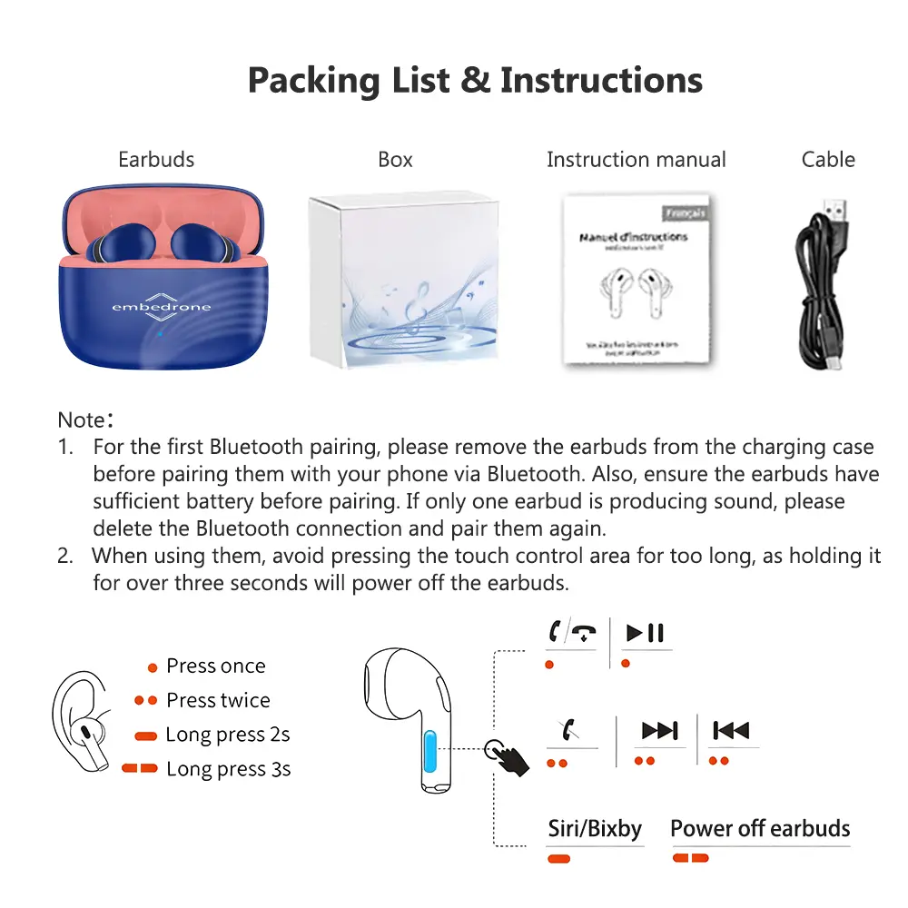 Update LP33 NEW in 2026 9th S22 Wireless Bluetooth 5.3 Earbuds Original  High Quality HiFi Sound Quality Connect Any Phone Audio Headphone