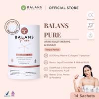 Gambar BALANS Pure | Collagen Drink | 8,000 mg Collagen | Marine Collagen Tripeptide | Minuman Kolagen - 10 Sachets dari findyourbalans Kota Administrasi Jakarta Pusat 1 Tokopedia