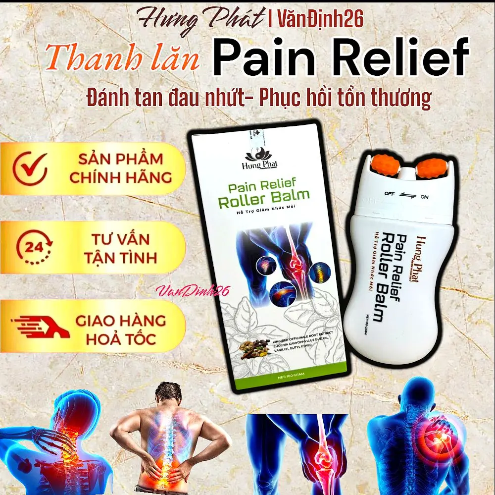 (Chính hãng) Kem dầu Thanh Lăn Massage xoa bóp cạo gió cổ vai gáy 100g Hưng Phát -Hỗ trợ các vấn đề cơ xương khớp giảm đau nhứt mỏi cạo gió con lăn cao su