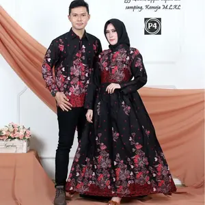 Promo Harga Sepasang Maura Couple - Sania Ruflle Couple Gamis Terbaru 2024
