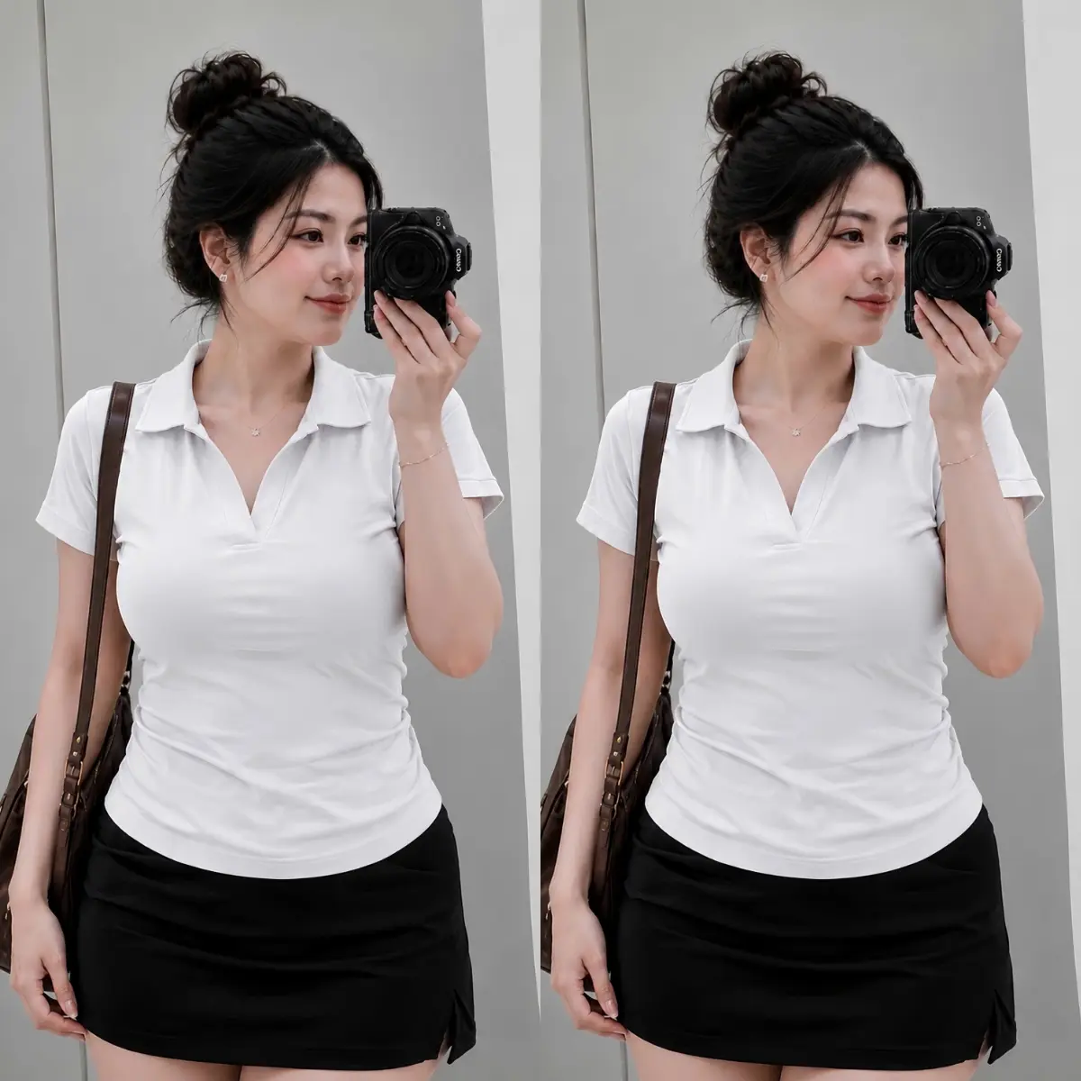 Áo thun bigsize nữ tay ngắn cổ bẻ polo chất thun borip thái mềm mịn co giãn - ACB | BigBuy360 - bigbuy360.vn Áo thun bigsize nữ tay ngắn cổ bẻ polo chất thun borip thái mềm mịn co giãn - ACB | BigBuy360 - bigbuy360.vn