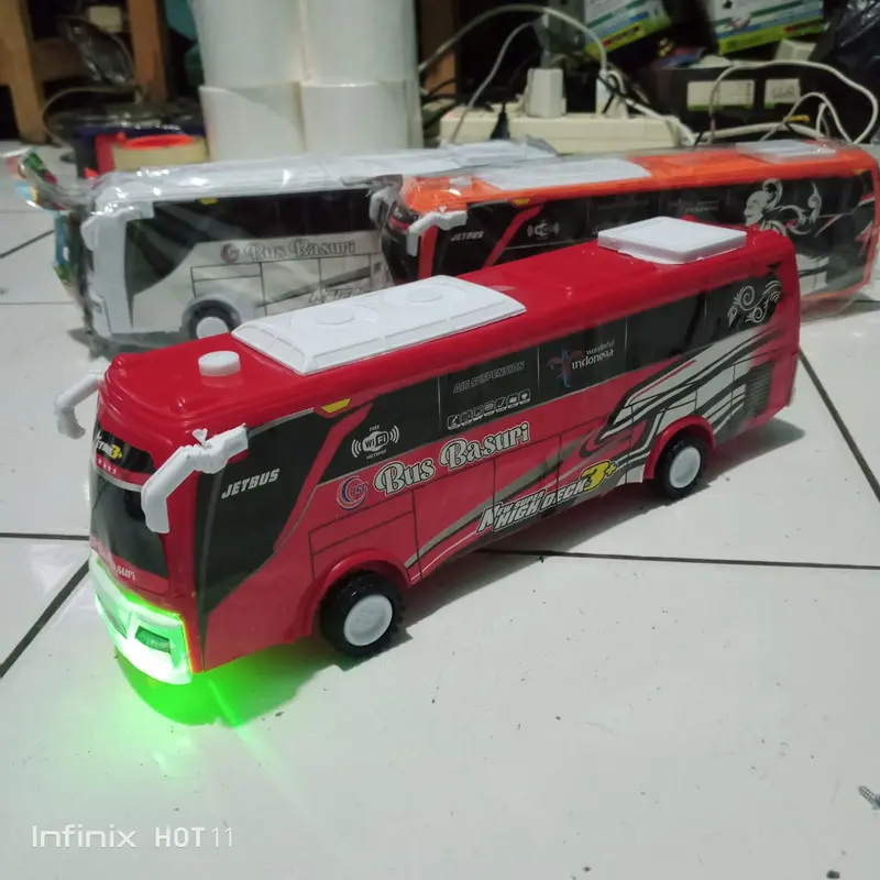 Mainan Anak-Anak Bus Basuri Telolet Lampu dan Musik - Toys 1