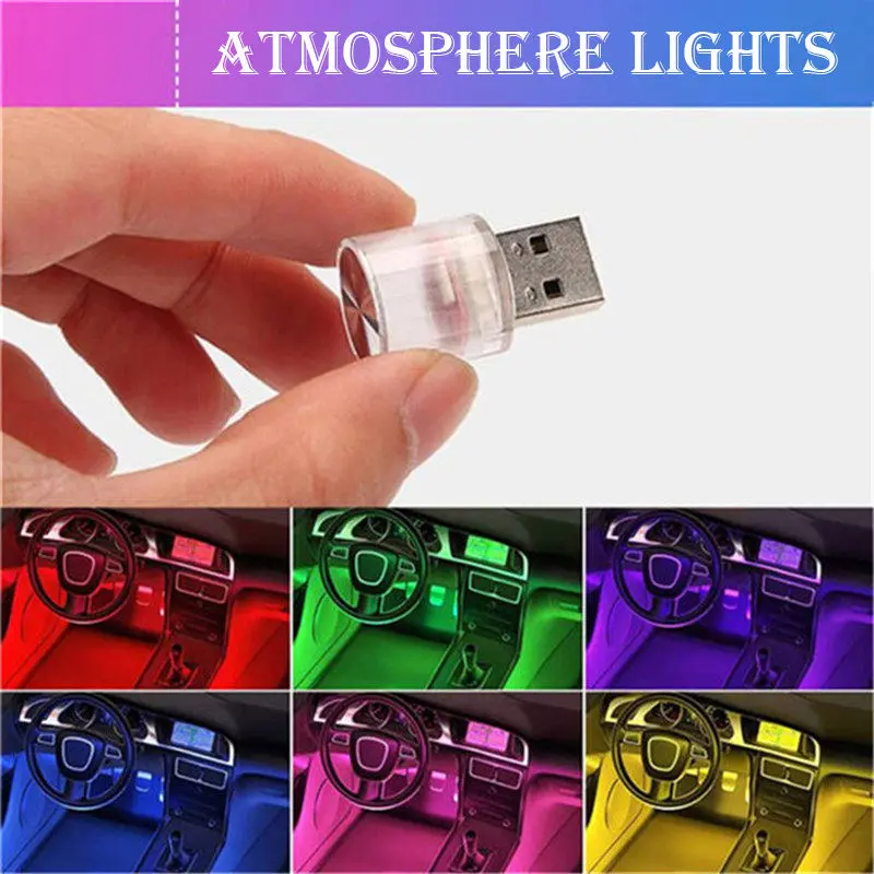 USB LED Light Atmosphere Lamp Decor Night Light