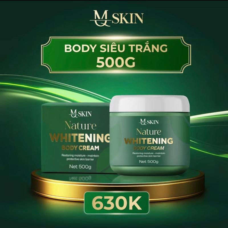 KEM BODY SI.ÊU TRẮ.NG 500G - Hỗ trợ Dưỡng Trắng Chống Nắng Mềm Mịn Da - Thấm nhanh - Không bết rít MQ Skin