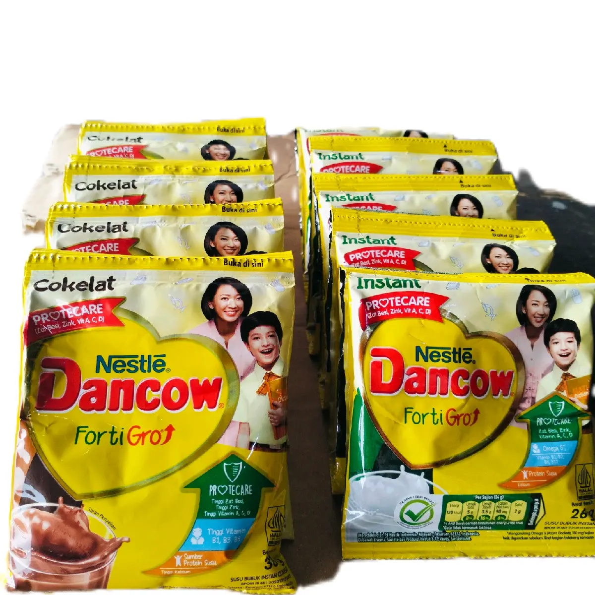 NESTLE DANCOW fortigo sachet isi 10 pcs Chocolate Susu