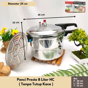 Presto TD Ukuran 8 Liter untuk Memasak di Dapur - Kitchenware