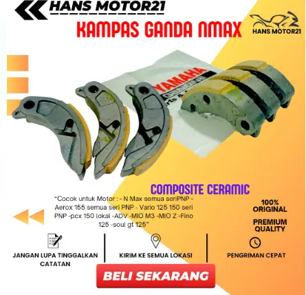 Kampas Ganda  NMAX 155 Upgrade CVT Vario 125 Vario 150 AEROX 155 PCX 150 ADV 150 LEXI 125 3