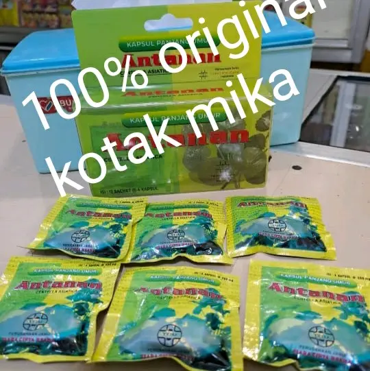 ANTANAN 1 kotak isi 12 sachet @4kapsul #kotak mika