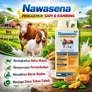 [TIKTOK CHOICE] Nawasena Nutrisi Ternak Sapi & Kambing 1 Liter 100% Herbal Alami Meningkatkan Bobot Cepat Tanpa Efek Samping Membantu Penyerapan Nutrisi Pakan