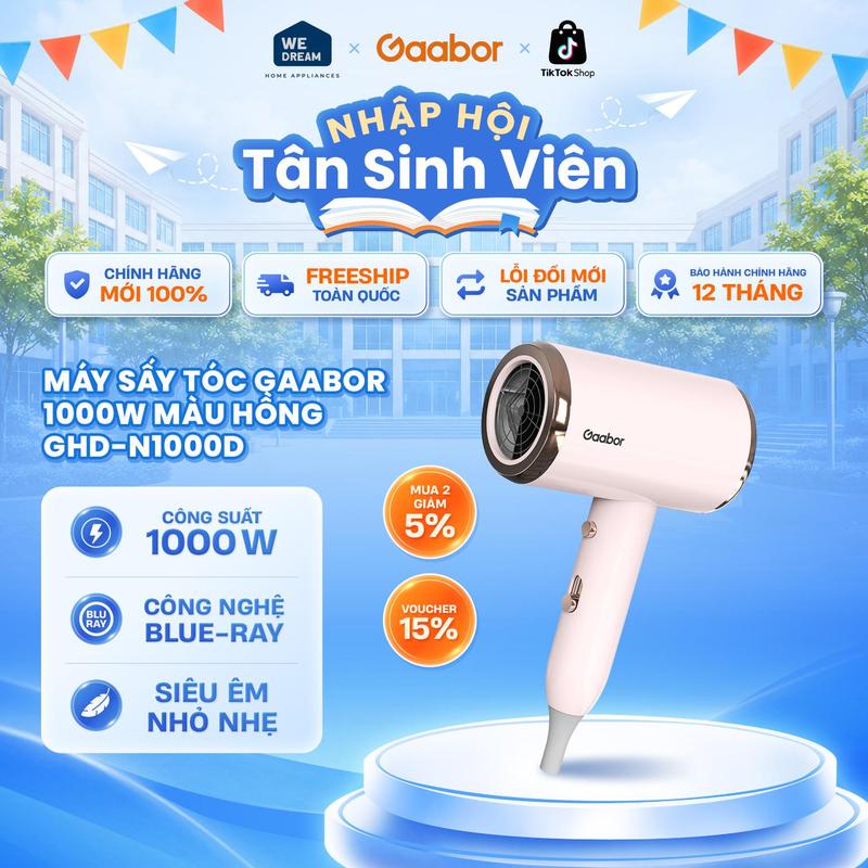 Máy sấy tóc 1000W Gaabor GHD-N1000D Women Nữ