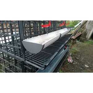 TM Talang pakan PVC 6 inch 2 meter + 2 tutup
