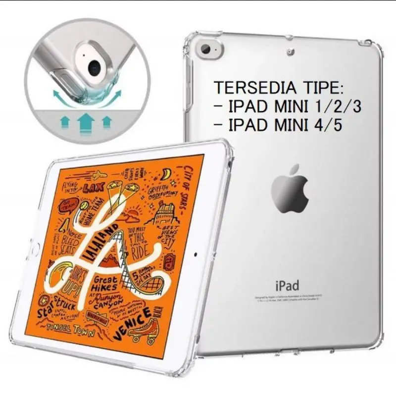 ANTI CRACK IPAD MINI 1 2 3 4 5 ANTI SHOCK SOFTCASE