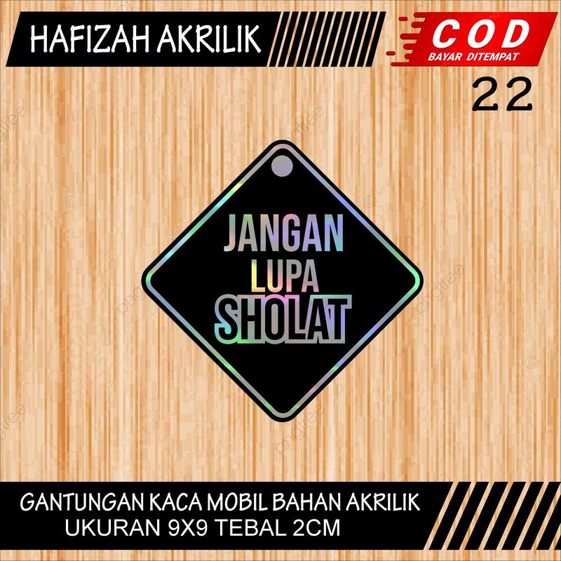 (COD)GANTUNGAN KACA MOBIL (AKRILIK) GANTUNGAN KACA TRUK VARIASI GANTUNGAN KACA MOBIL HOLOGRAM VARIASI BEBAS CUSTOM KODE 47 5