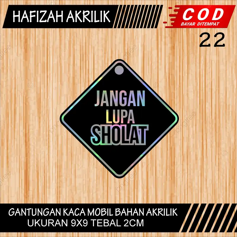(COD)GANTUNGAN KACA MOBIL (AKRILIK) GANTUNGAN KACA TRUK VARIASI GANTUNGAN KACA MOBIL HOLOGRAM VARIASI BEBAS CUSTOM KODE 47 5