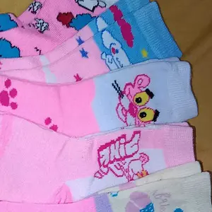 ( 5 pasang ) kaos kaki motif karakter lucu/kaos kaki tk,sd motif random cewe cowo spandeks 5-6 tahun Fashion Anak