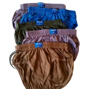 Celana Dalam Segitiga Pria Dewasa Bahan Katun Karet Elastis isi 3 & 6 Pcs