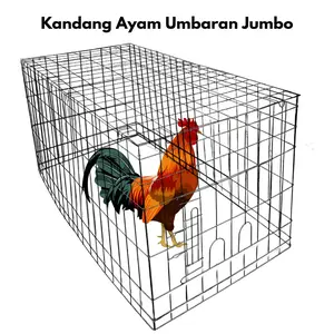 Kandang Ayam Galvanis Anti Karat Portable Bisa Dilipat Desain Praktis Tahan Lama Harga Hemat