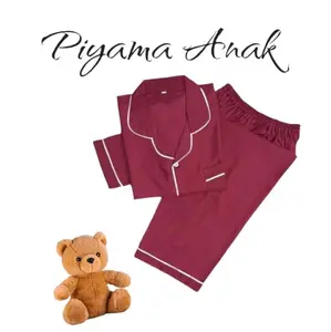 Setelan Piyama Anak Lengan Panjang/Baju Tidur Anak Setelan/Piyama Anak Lucu