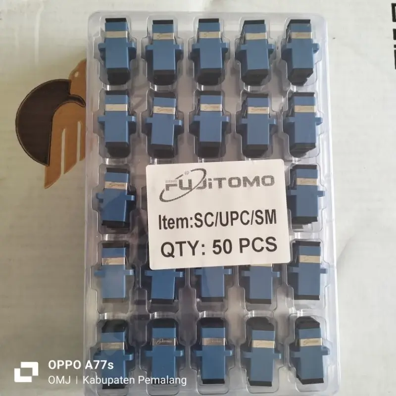 Barel Adapter FUjitomo Isi 50 Pcs Fiber Optik 3