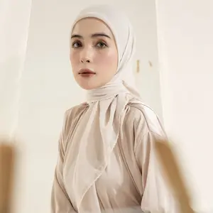 Lozy Hijab - Paris Embroidery Signature Square Lozy x Hamidah (Hijab Segiempat Bahan Paris Japan) Kerudung Muslim Wanita