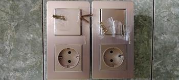 Product Review of Stop Kontak + Saklar Engkel 2 Gang Gold K2 Boton Champagne from 𝘽**𝙣 𝙂**𝙨 1