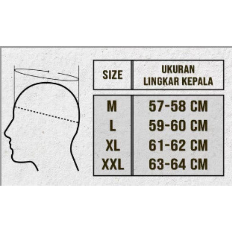 Helm JS NONA SOLID Half Face Retro SNI Kaca Motorcycle Visor 6