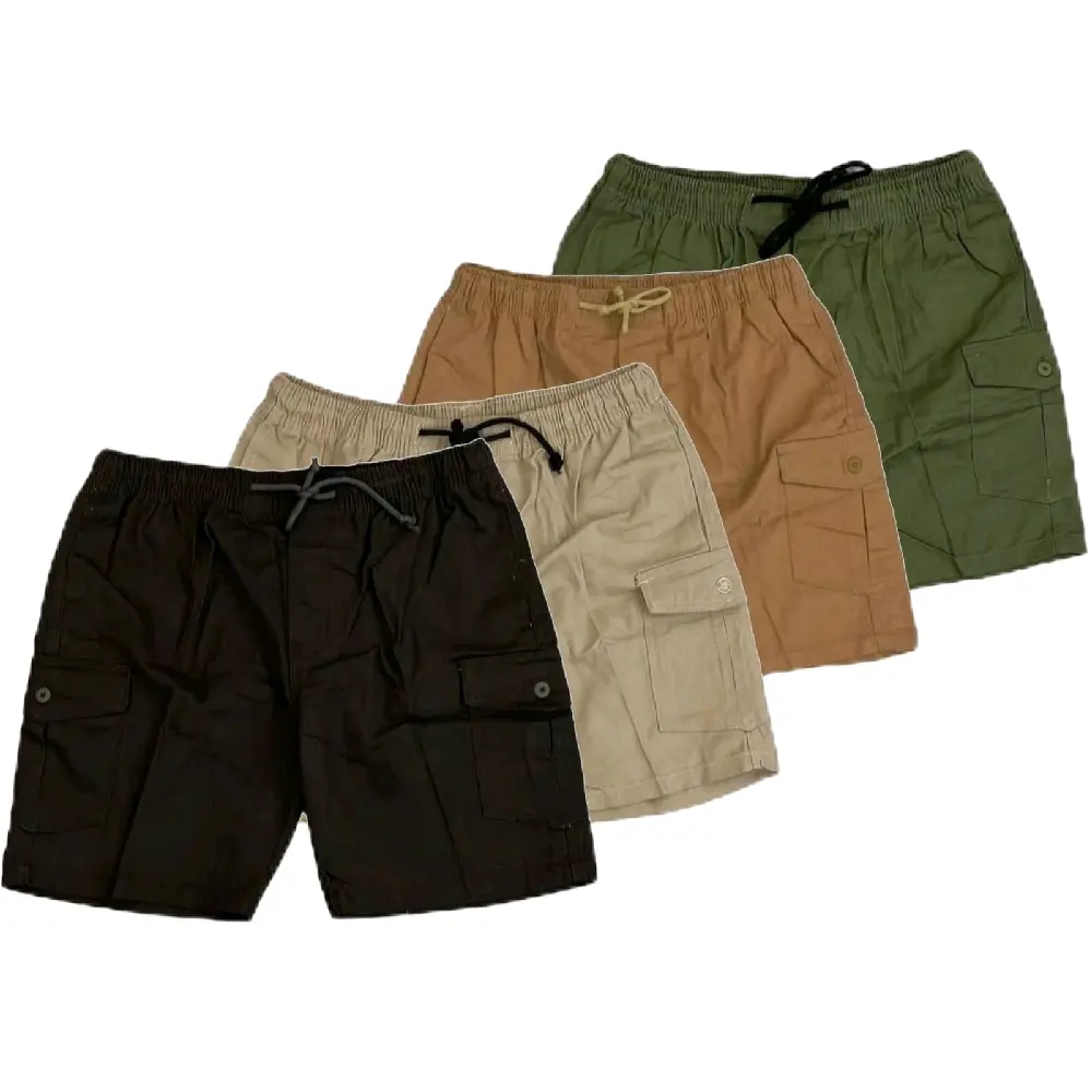 Celana Cargo Pendek Katun Corduroy Premium Keren Isi 3 Celana Boartshot Lokaljaya Pria Santai Kantong Shorts Army Nyaman Distro