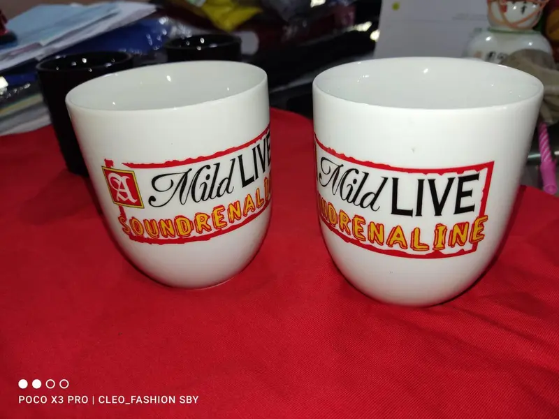 Mug kopi / gelas tinggi bahan keramik dan Gelas  branding 3