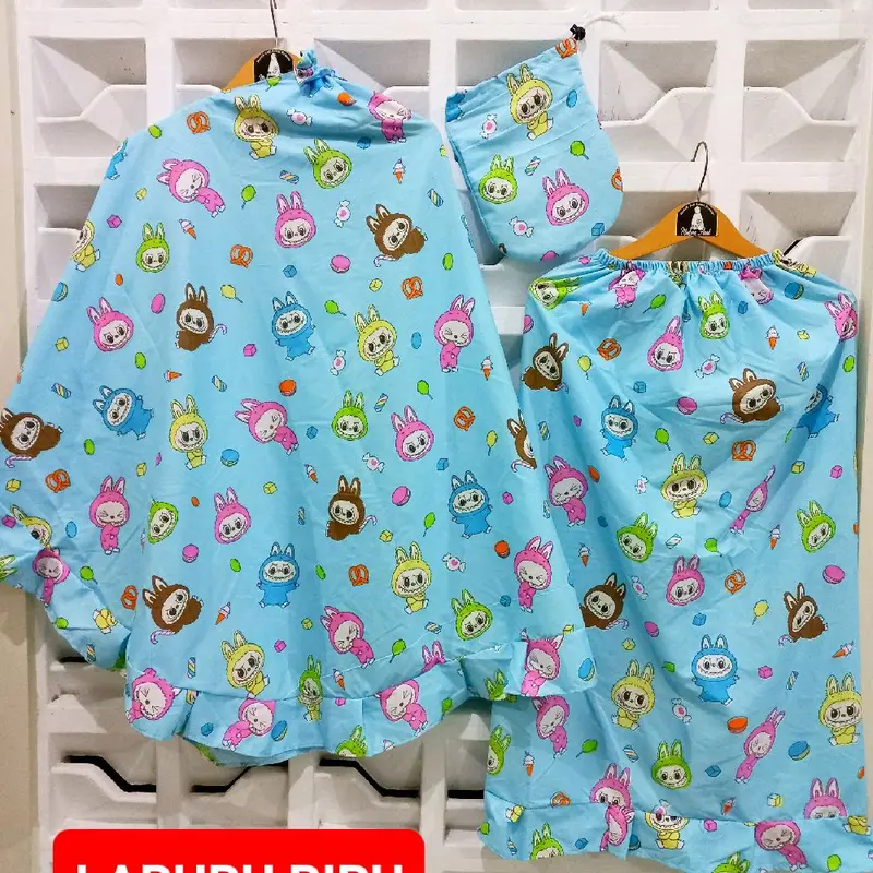PART A; MUKENA ANAK MOTIF KARAKTER. Size M L dan XL. usia 2 sampai 10thn. ada tasnya. bisa pilih motif. 2