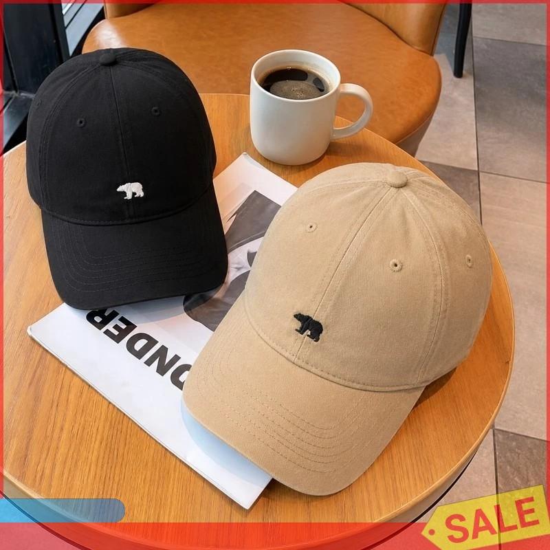 𝗙𝗿𝗲𝗲 𝗦𝗵𝗶𝗽 Combo 2 Nón Lưỡi Trai Thêu Gấu Bắc Cực Ulzzang Cực Tiết Kiệm