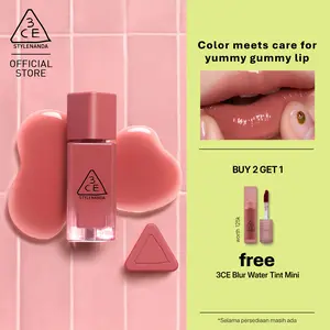 [NEW LAUNCH] 3CE Gummy Oil Tint - Non-Sticky Oil Shine Glow Hydrating & Weightless 4g Moisturizing Lip Oil Liptint Korean Make up Lip tint Liptin Lip Stain Lip Care