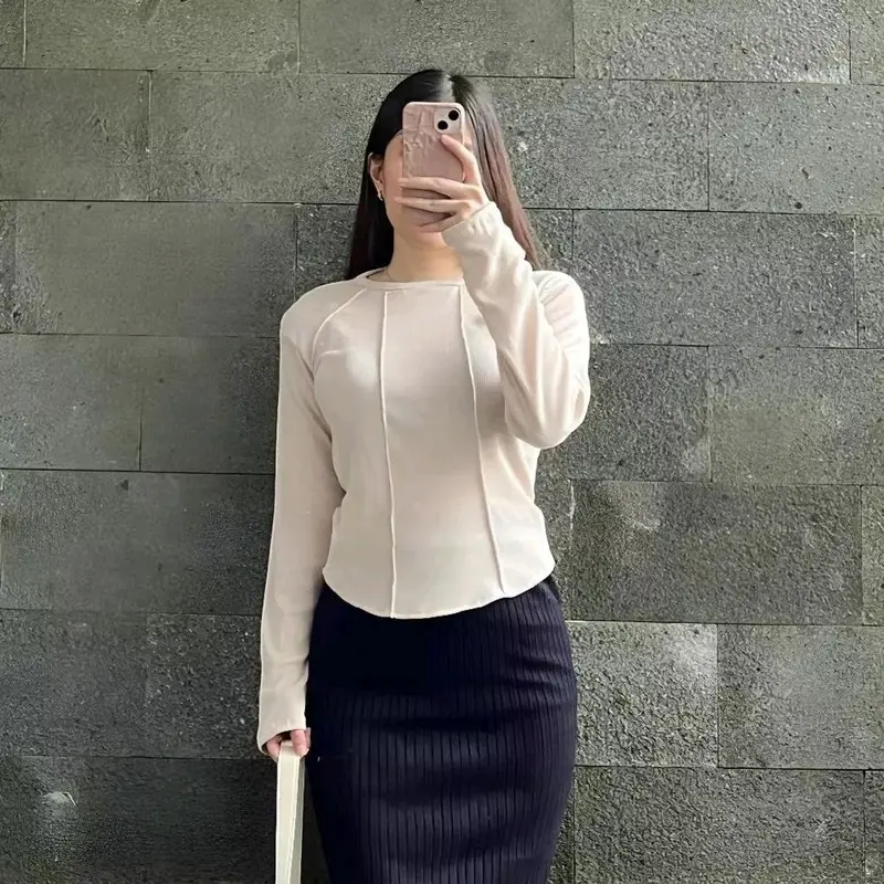 Atasan Wanita Top Blouse Rib Knit Basic Zoey Terbaru 1
